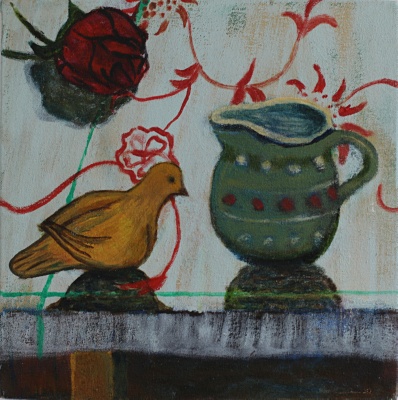 Click here to enlarge  Bird & Pitcher 